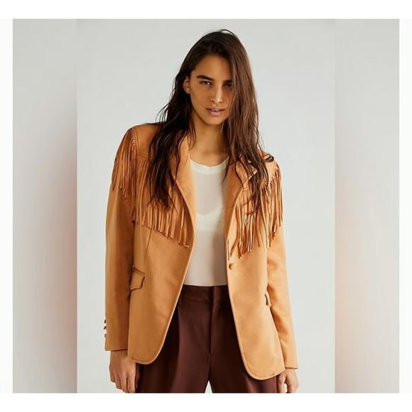 REVOLVE Blank NYC Fringe Jacket Size Medium $168 MSRP - Picture 1 of 3